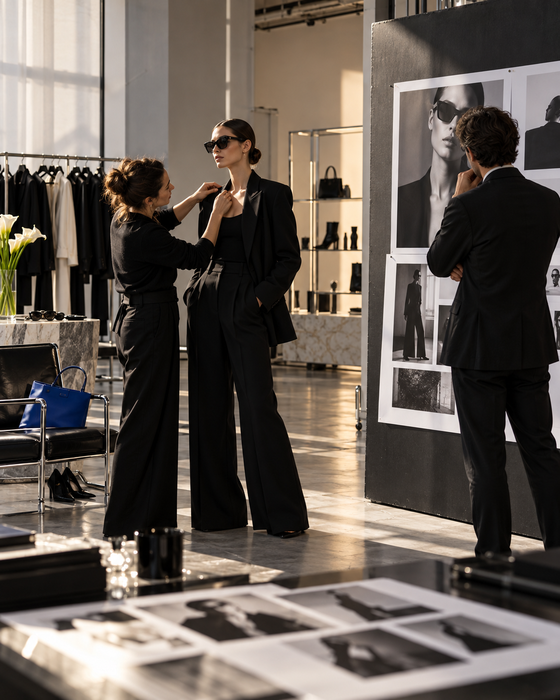 A campaign team aligning identity, fashion and customer experience